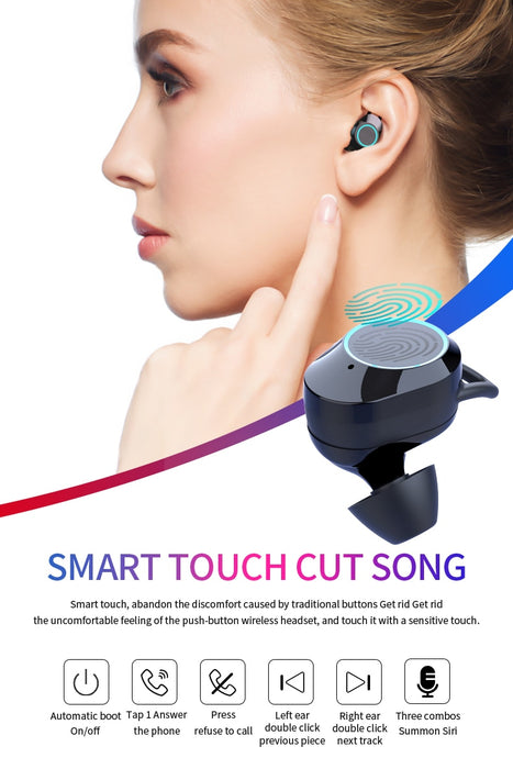 G02 V5.0 Bluetooth Stereo Earphone Wireless - Gadget Gear